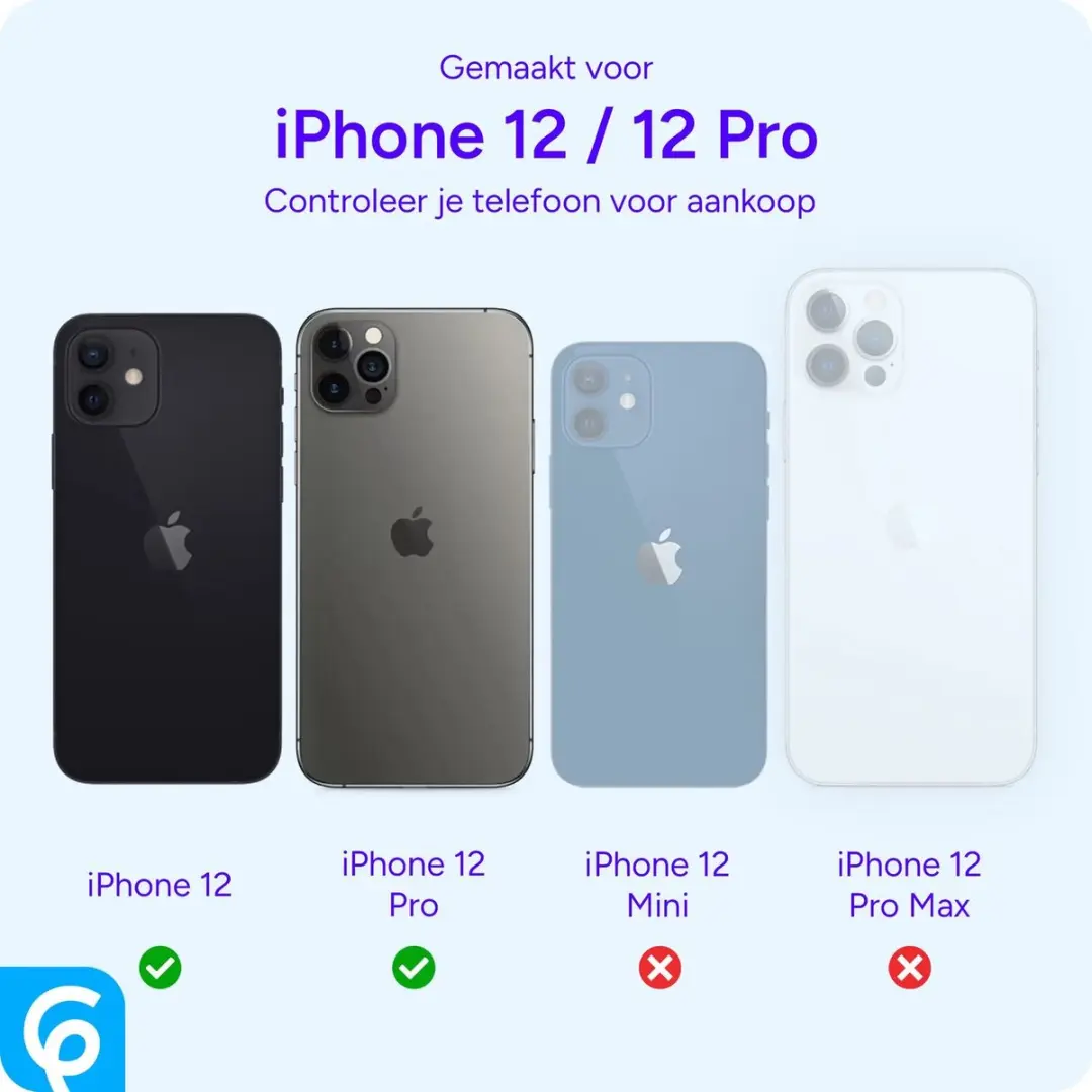 Selected Hoesje iPhone 12 Pro Back Cover - Zwart