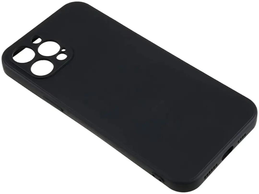 Selected Hoesje iPhone 12 Pro Back Cover - Zwart