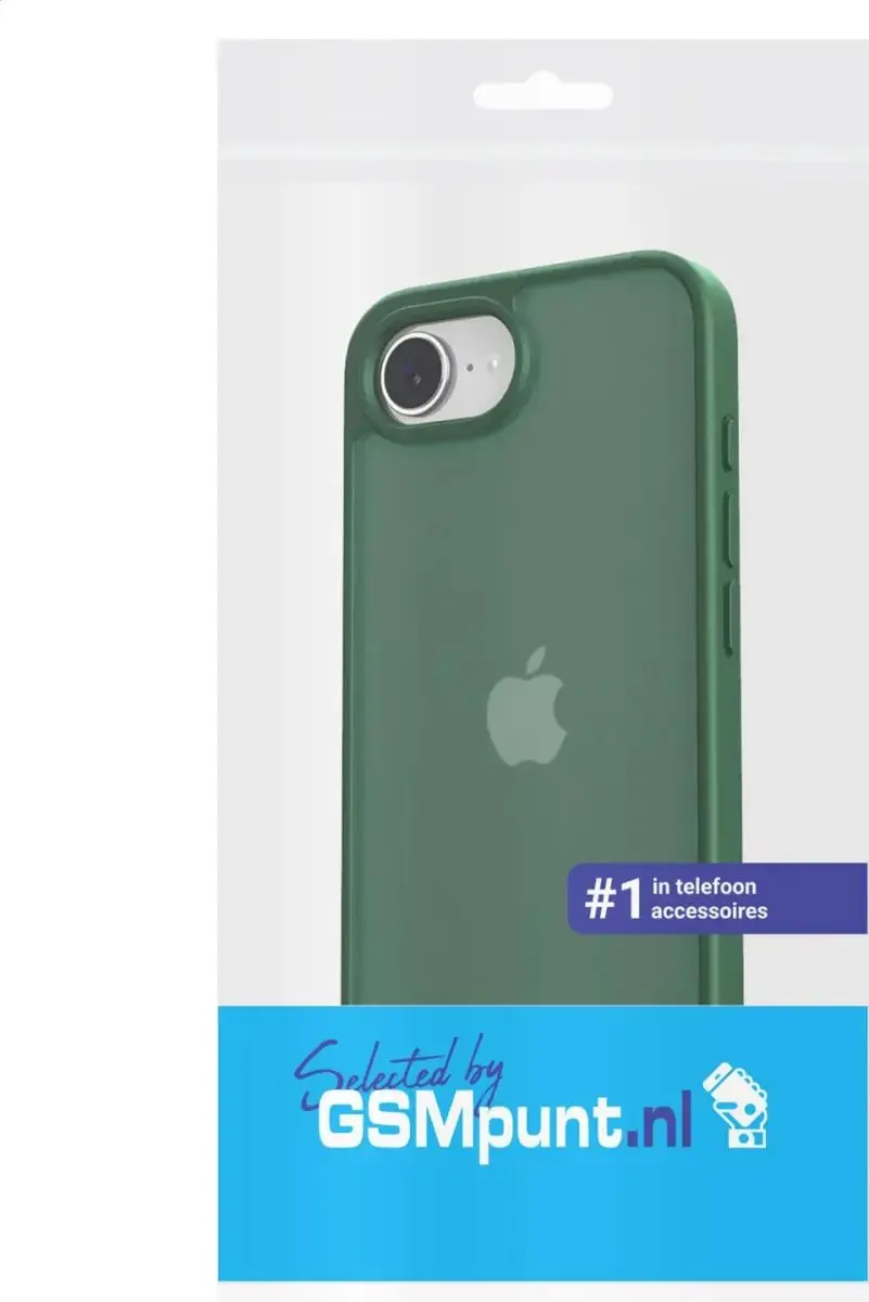 Selected Hoesje iPhone 16e/17e Groen - Matte Back Cover - afbeelding 6 van 6