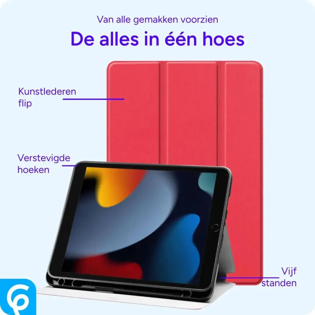 Selected by GSMpunt.nl Tablet Hoes Apple iPad 11/10.9 Rood