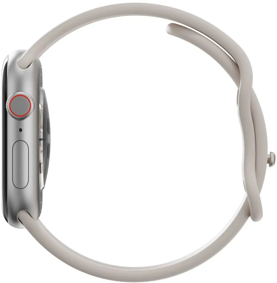Selected SBG Siliconen Bandje Apple Watch SE 3 40mm - Sterrenlicht
