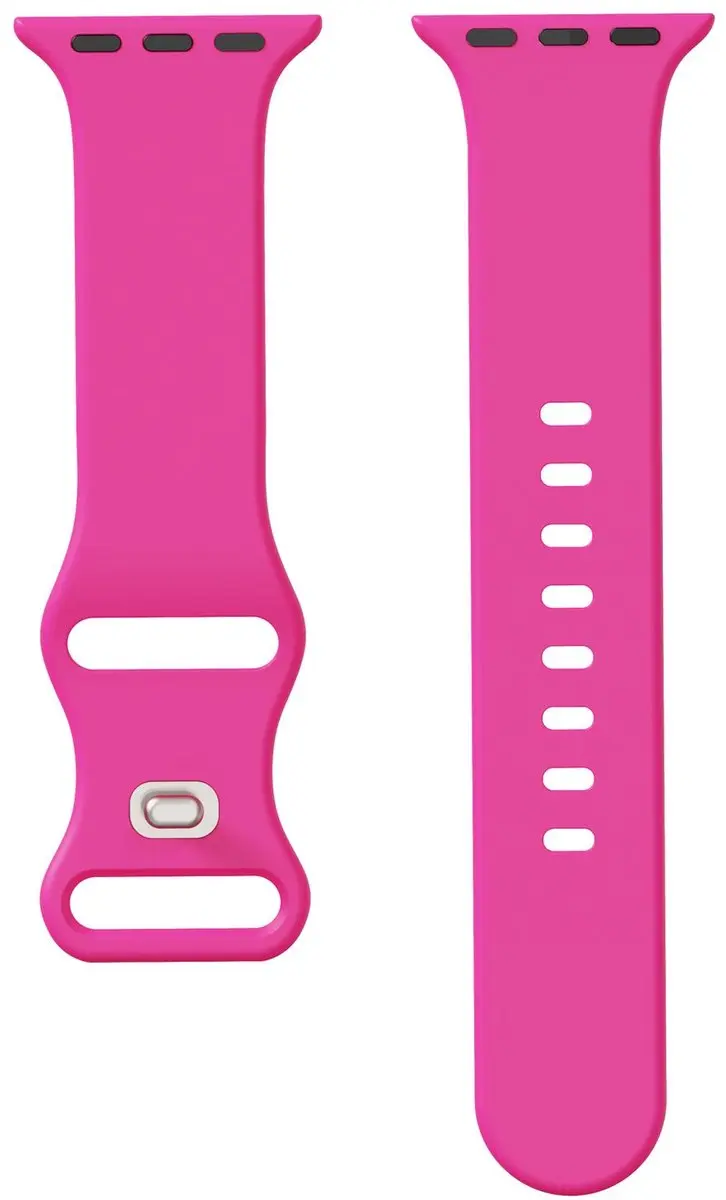 Selected SBG Siliconen Horlogeband Apple Watch SE 3 40mm - Hot Pink