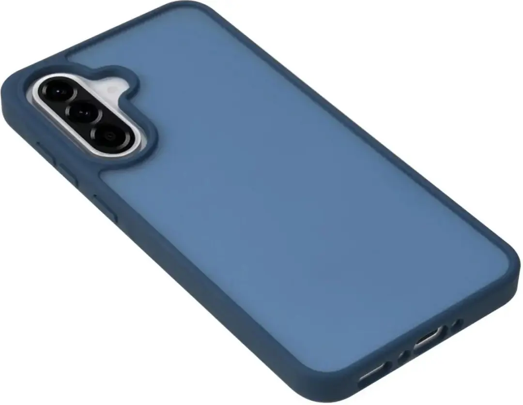 Selected Hoesje Samsung Galaxy A36 - Blauwe Matte Back Cover