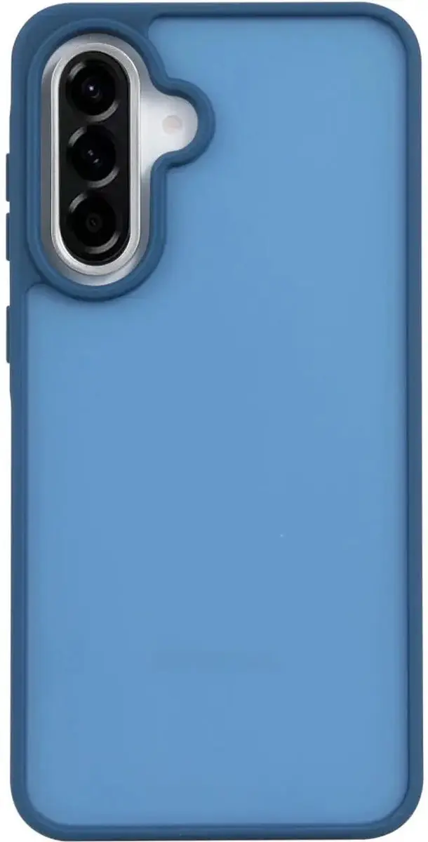 Selected Hoesje Samsung Galaxy A36 - Blauwe Matte Back Cover