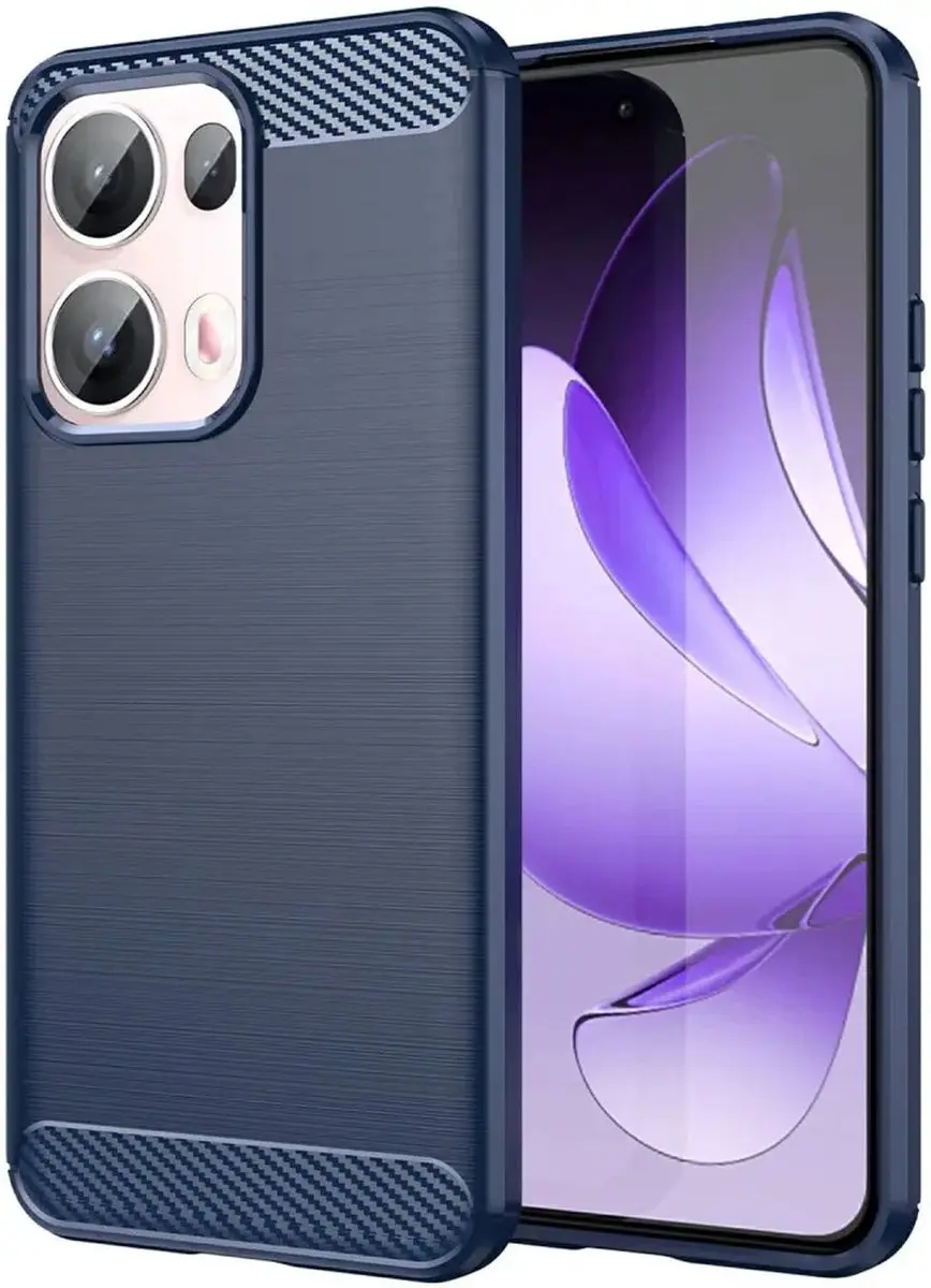 Selected Geborsteld TPU Hoesje Oppo Reno 13 Pro
