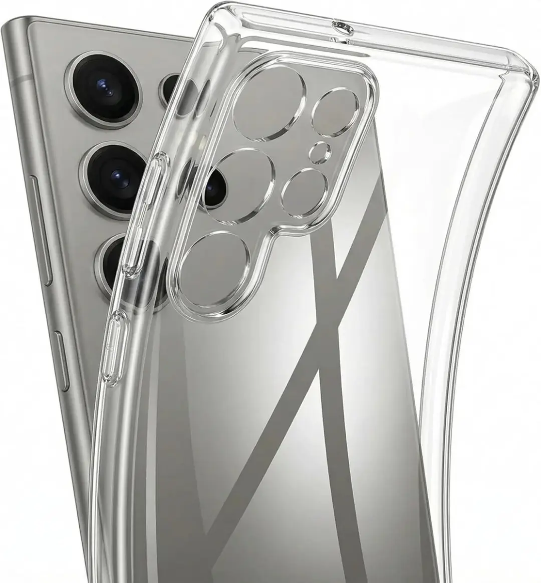 Selected Transparant TPU Hoesje Samsung Galaxy S24 Ultra