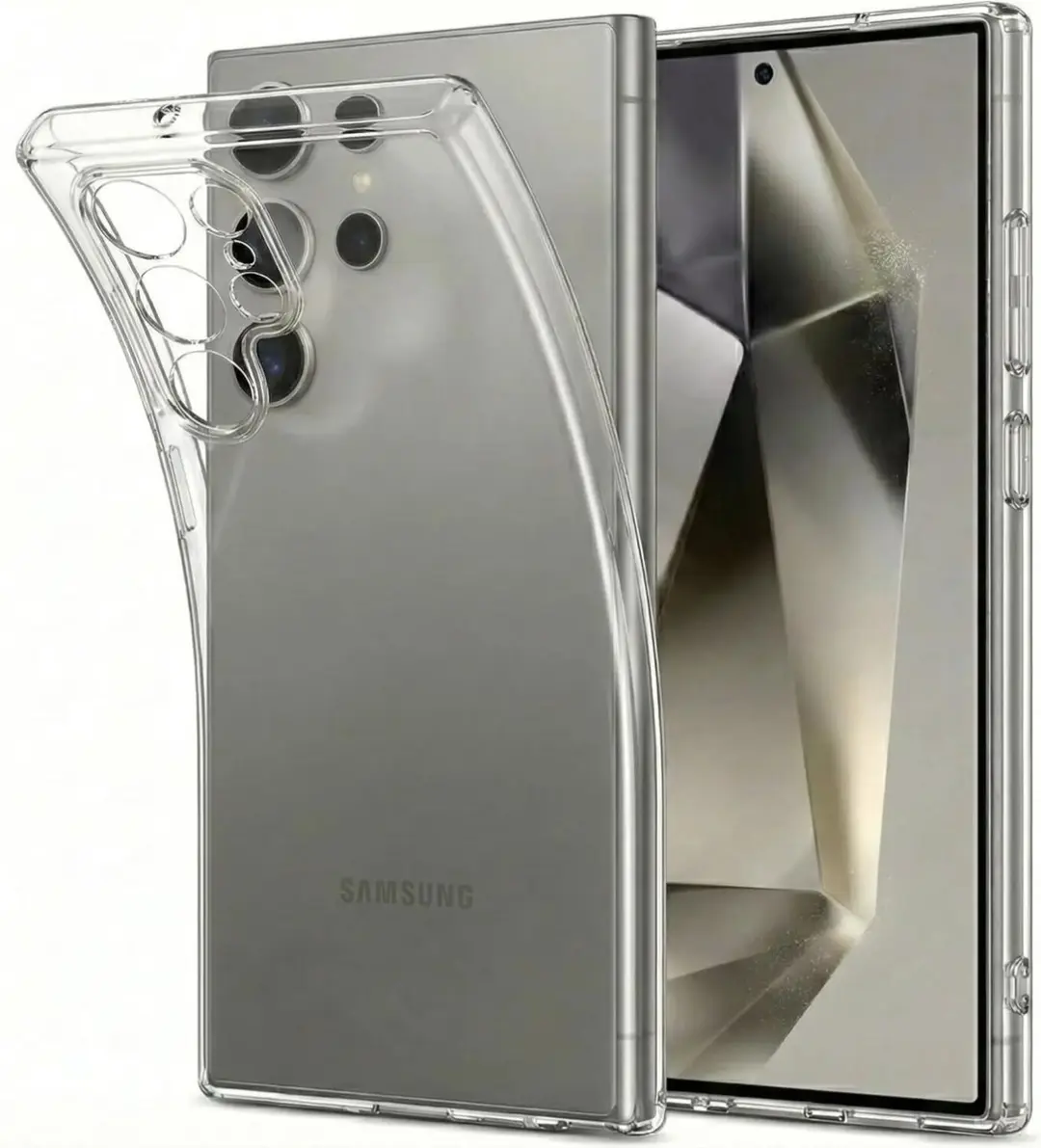 Selected Transparant TPU Hoesje Samsung Galaxy S24 Ultra