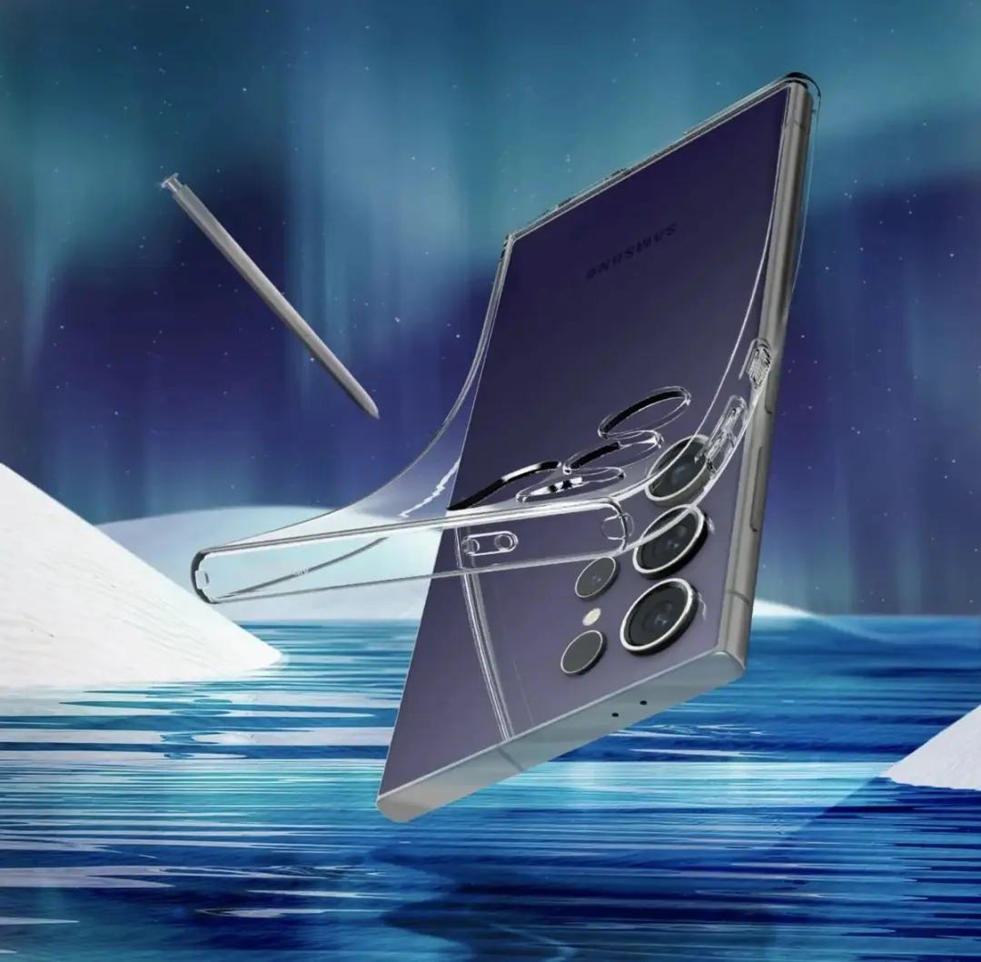 Selected Transparant TPU Hoesje Samsung Galaxy S24 Ultra