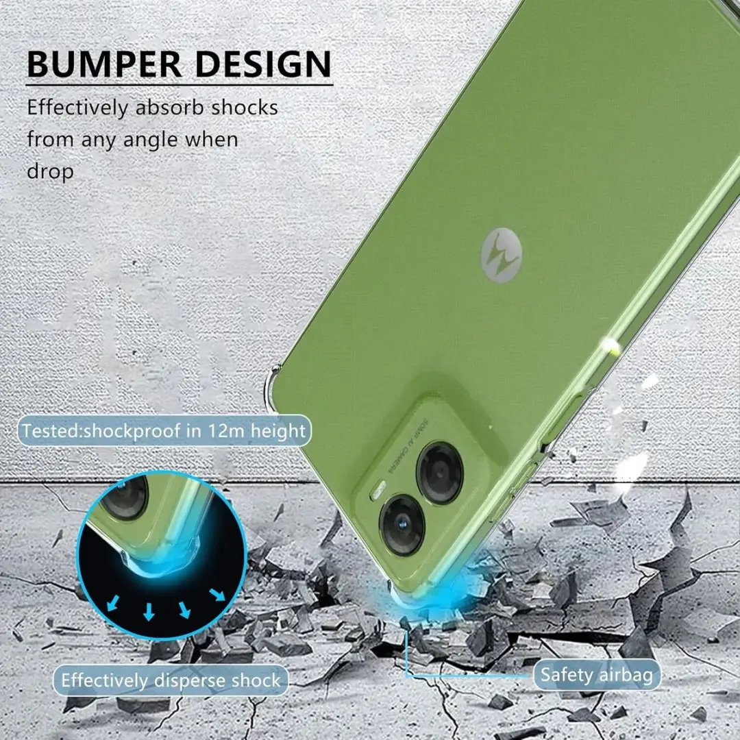Selected Transparant Hoesje Motorola Moto G06 - Schokbestendig - afbeelding 6 van 6
