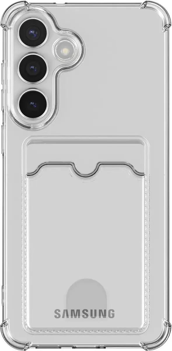 Selected by GSMpunt Transparant TPU Hoesje Samsung Galaxy A14 - Pasjeshouder