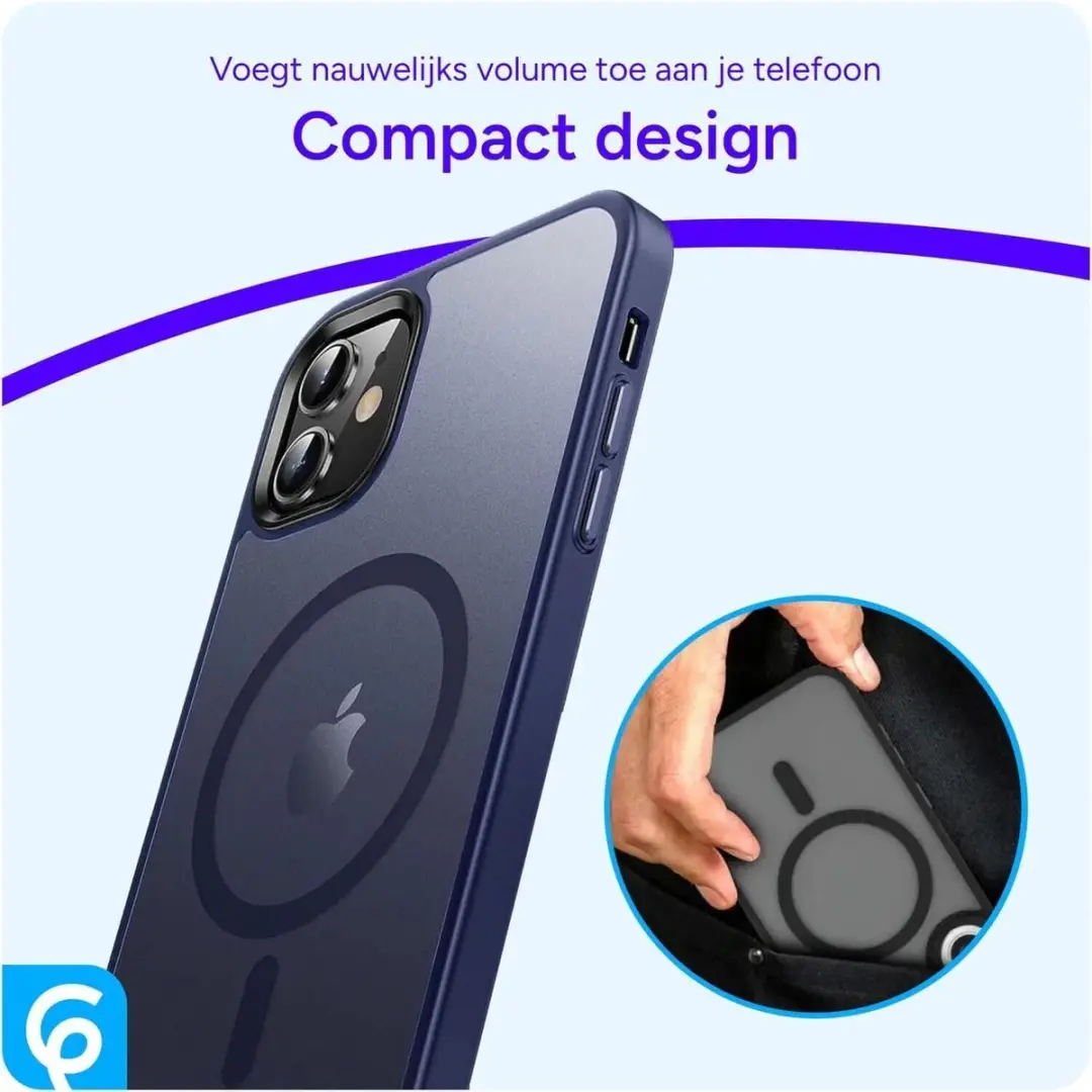 Selected Hoesje iPhone 11 MagSafe Blauw