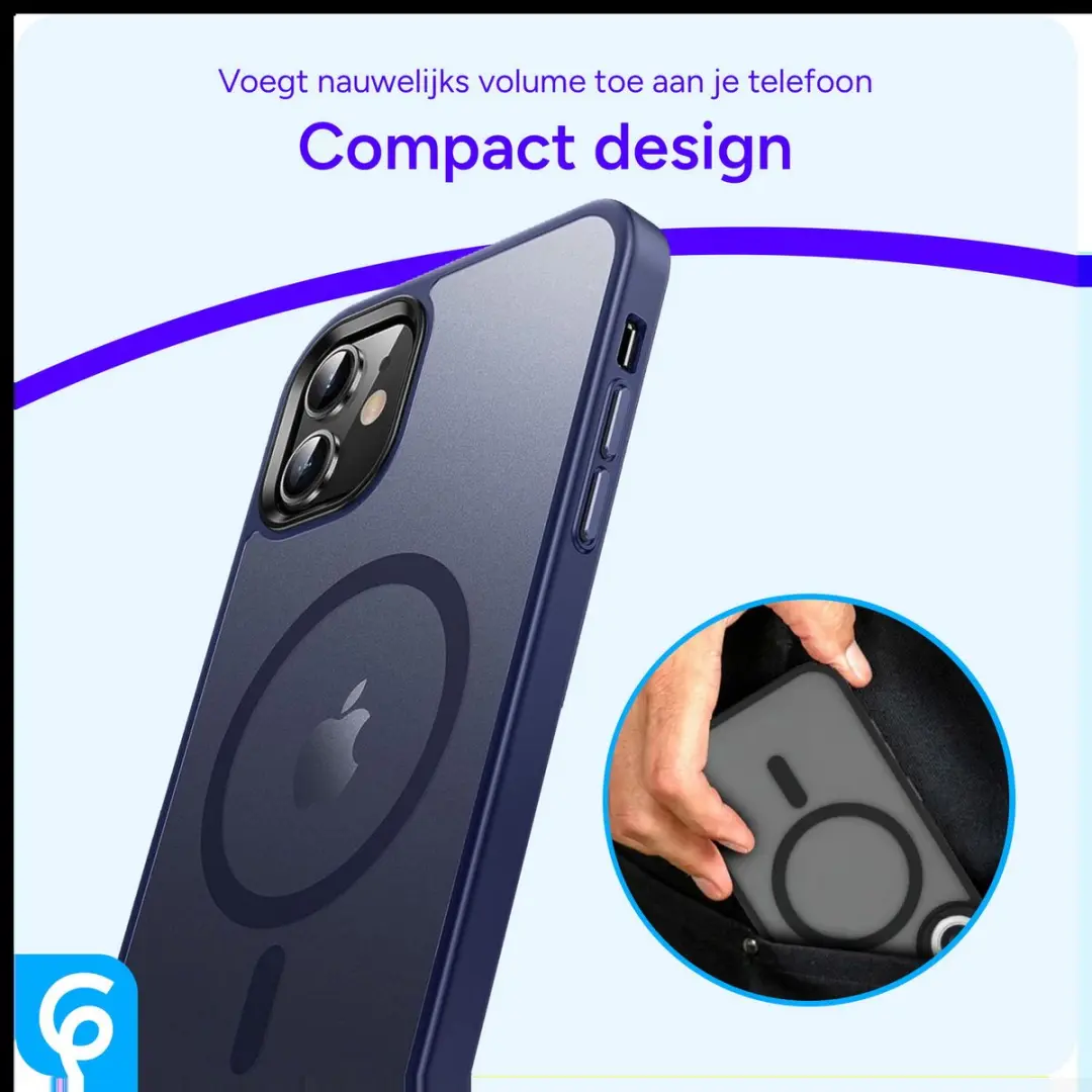Selected Hoesje iPhone 11 MagSafe Blauw