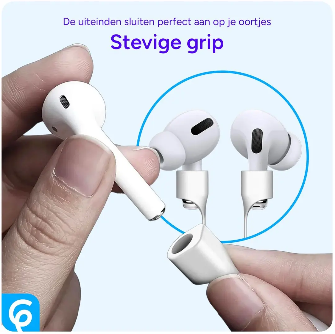 Selected Magnetisch Oordopjes Koord - Wit - o.a. AirPods