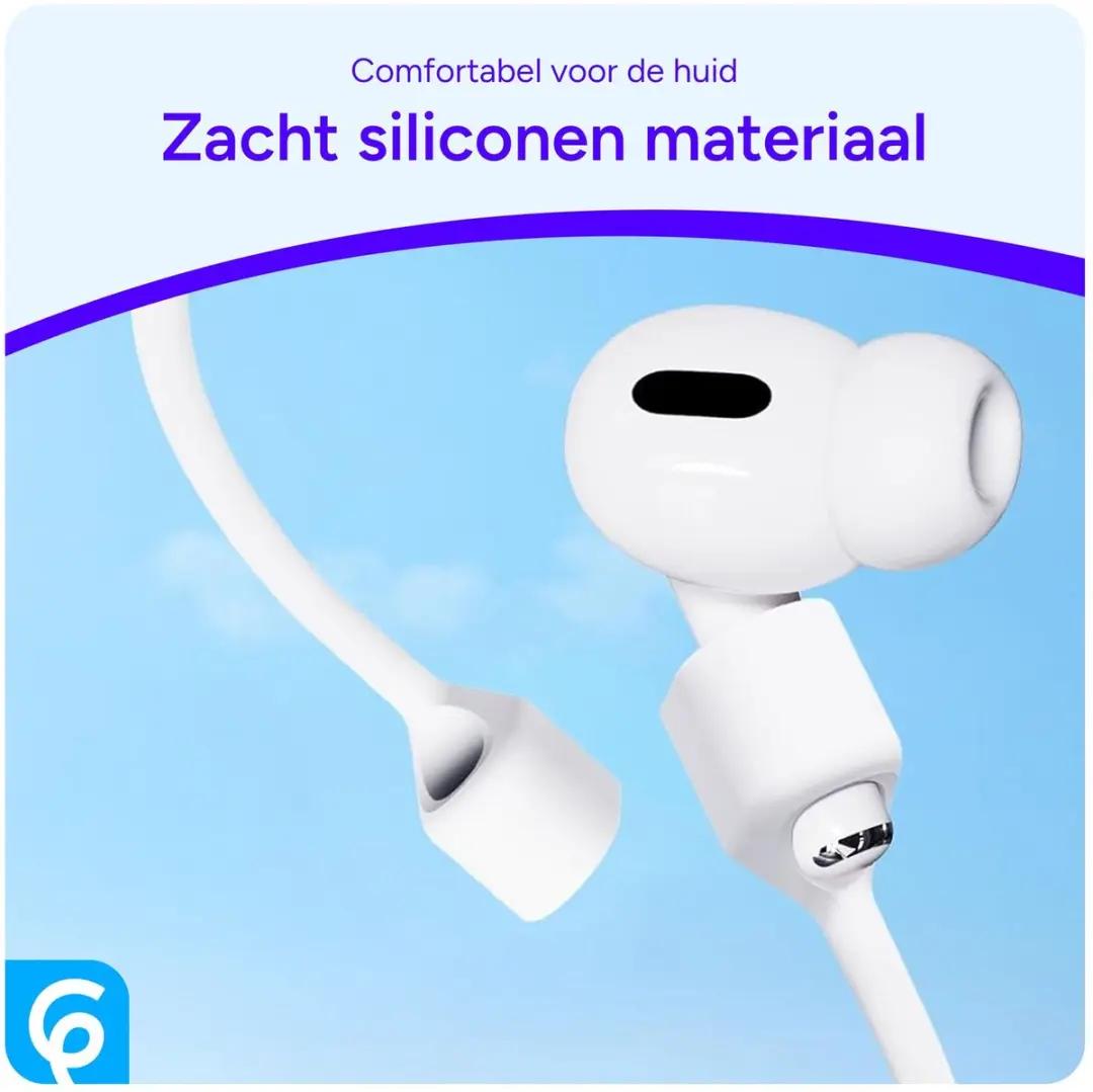 Selected Magnetisch Oordopjes Koord - Wit - o.a. AirPods
