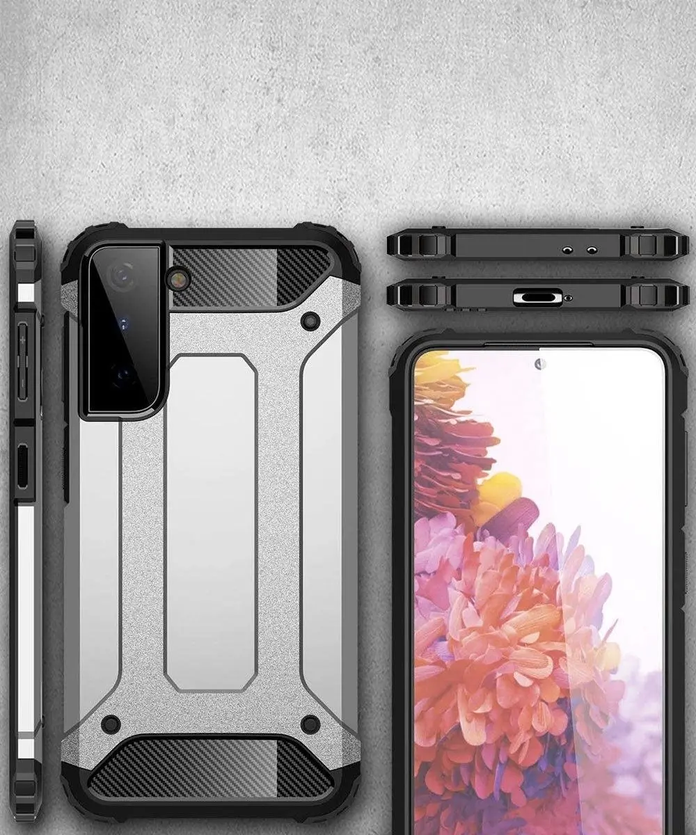 Selected Hoesje Samsung Galaxy S21 Hybride Schokbestendig - Zwart - afbeelding 6 van 6