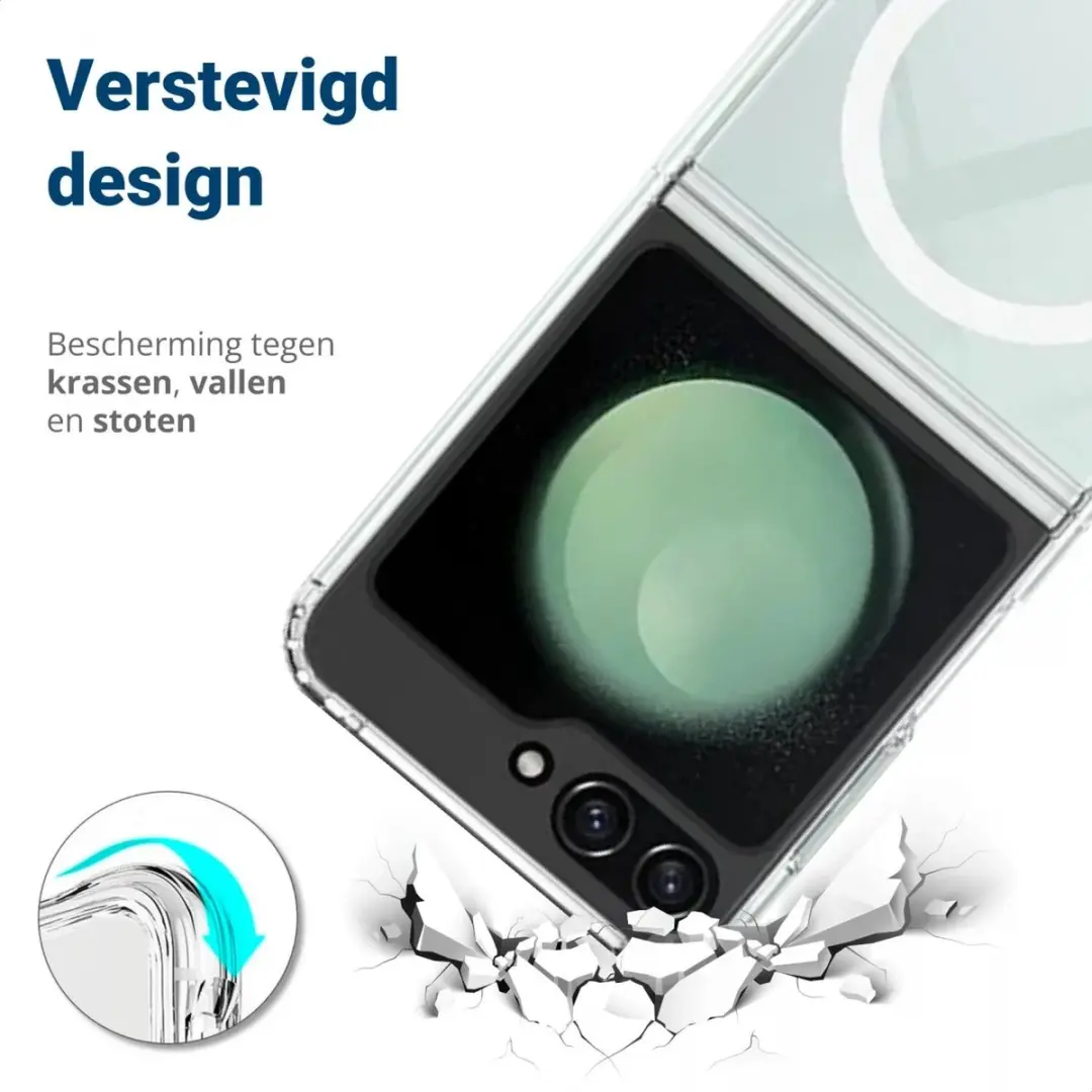 Selected Transparant Hoesje Samsung Galaxy Z Flip 7 FE/6 - MagSafe