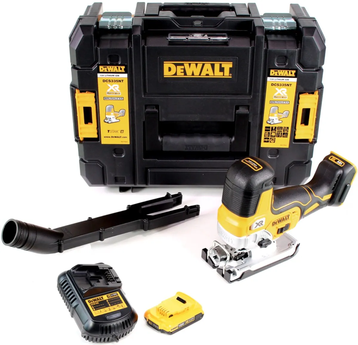 DeWalt DCS335D1 Accudecoupeerzaag 18V - met 2.0Ah accu & lader - afbeelding 4 van 6