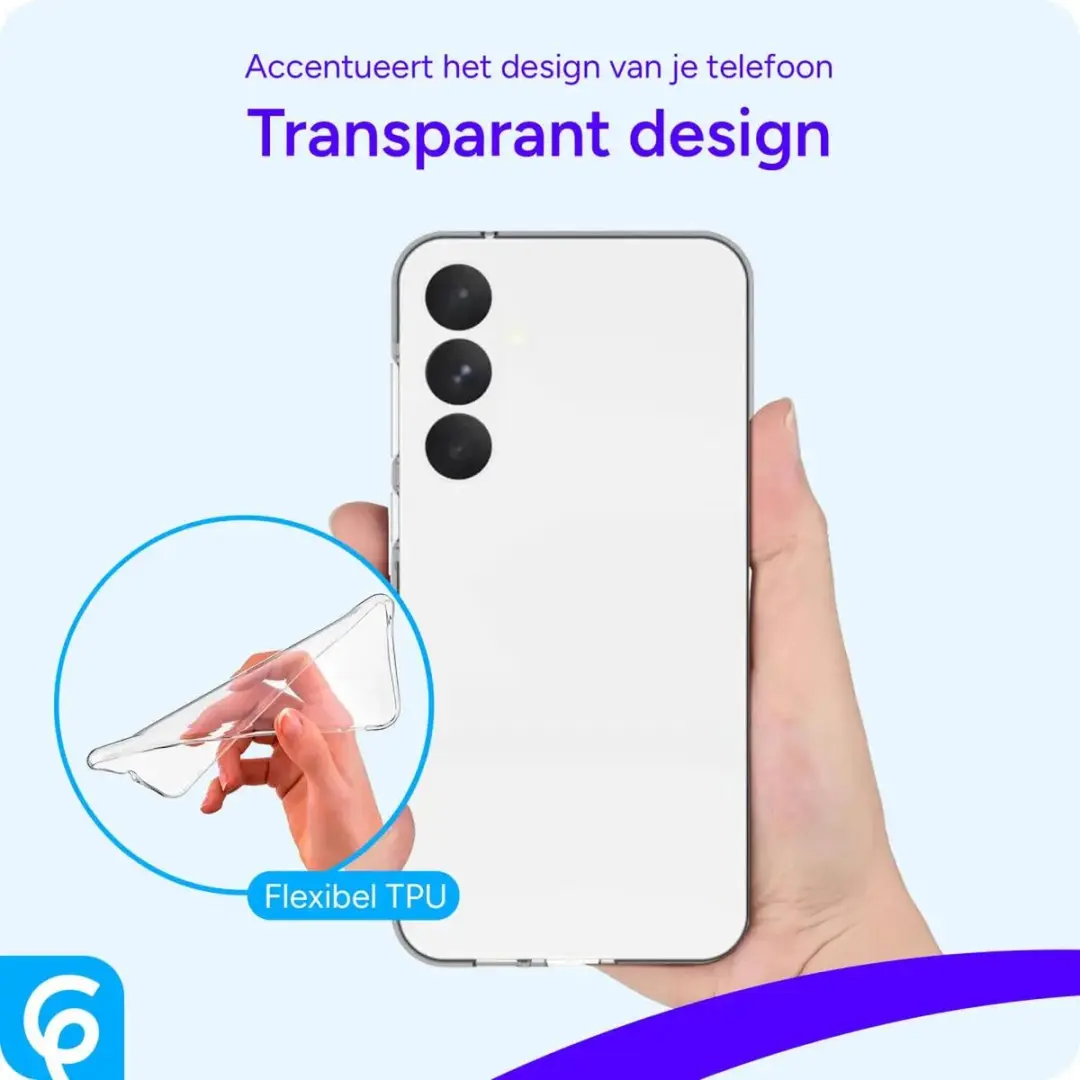 Selected Samsung Galaxy A55 Transparant TPU Hoesje