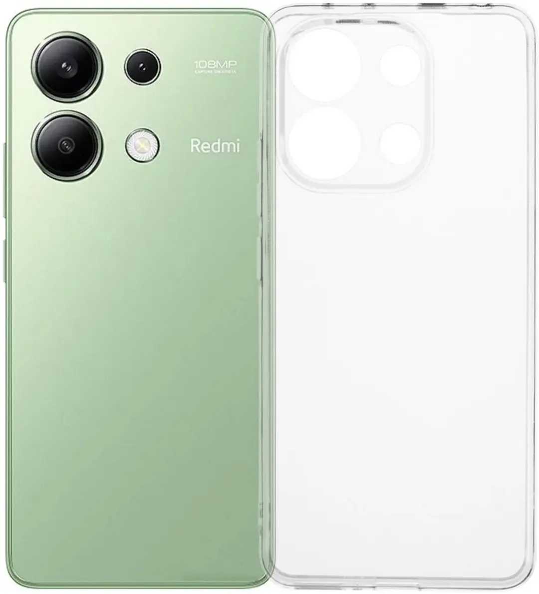 Selected Transparant TPU Hoesje Xiaomi Redmi Note 13 4G