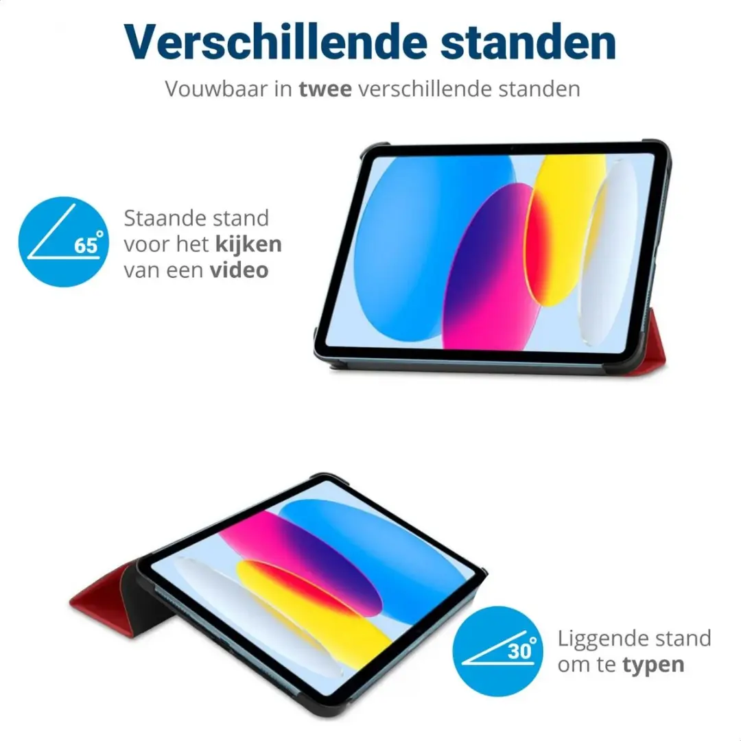 Selected by GSMpunt Tablethoes Lenovo Tab M10 Gen 3 - Rood