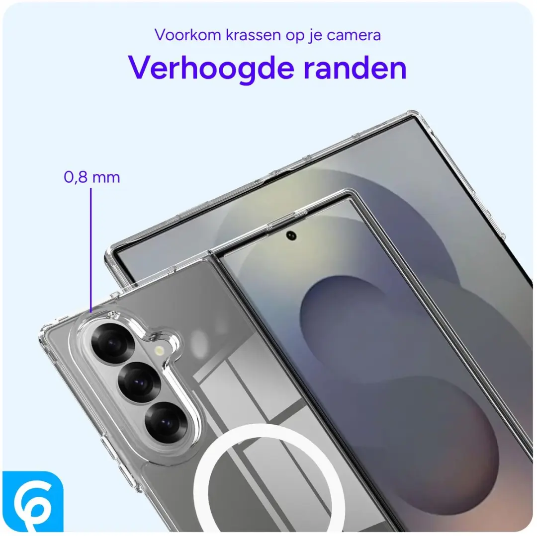 Selected Hoesje Samsung Galaxy Z Fold 7 MagSafe Transparant