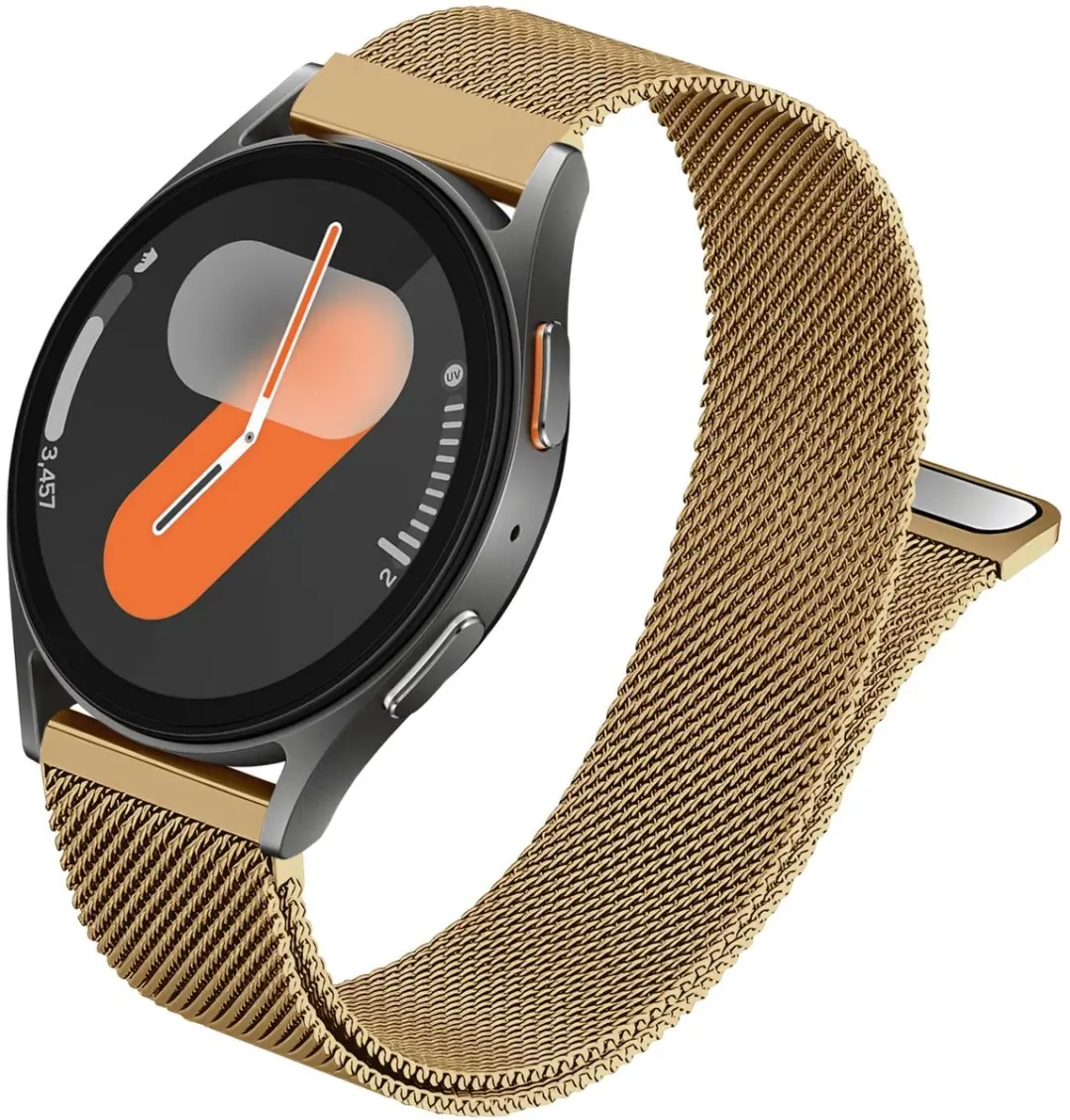 Selected SBG Universeel 22mm Horlogebandje - Goud