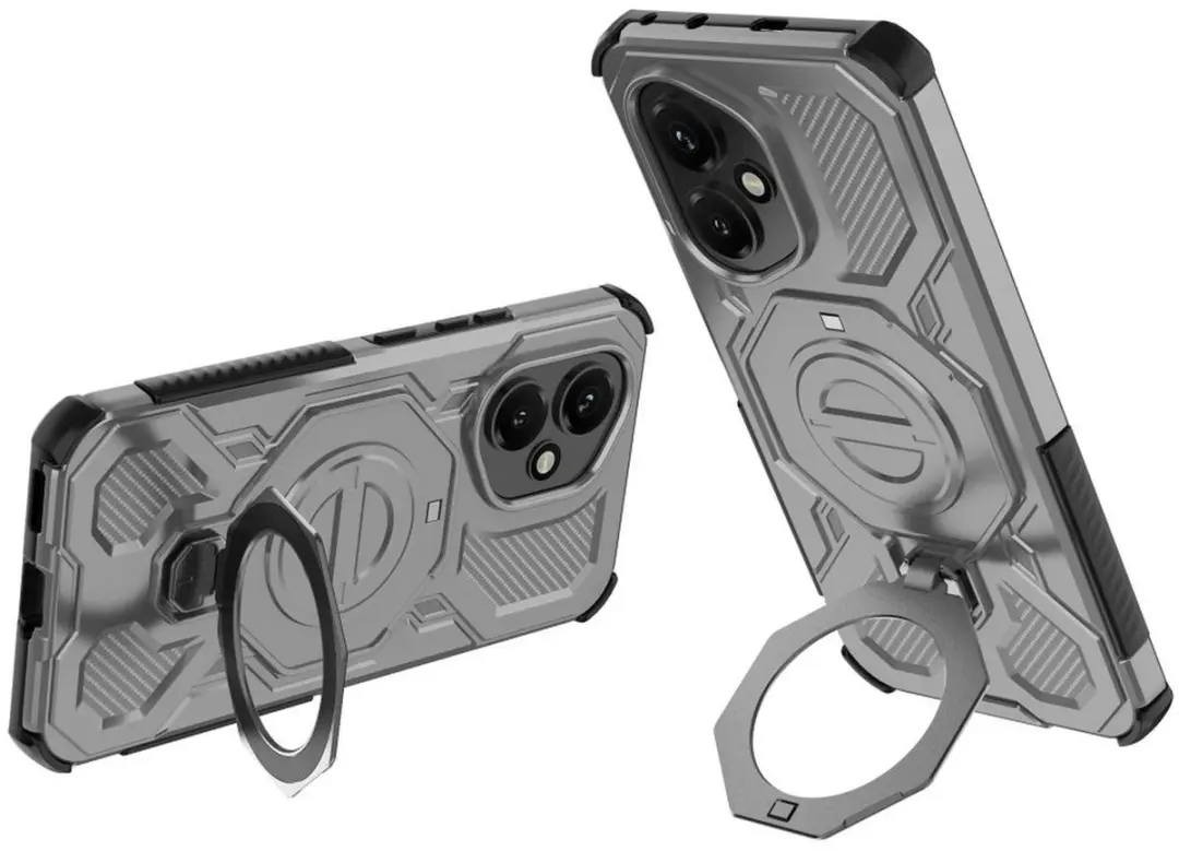 Selected Hoesje Honor 400 - MagSafe 360° Draaibare Stand - Grijs