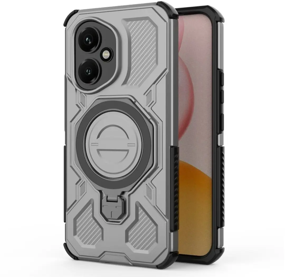 Selected Hoesje Honor 400 - MagSafe 360° Draaibare Stand - Grijs