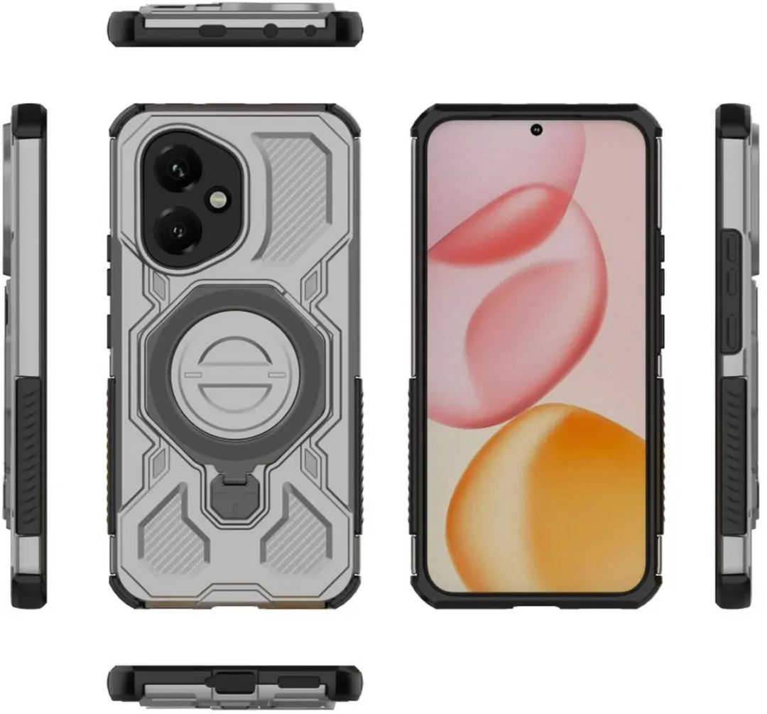 Selected Hoesje Honor 400 - MagSafe 360° Draaibare Stand - Grijs