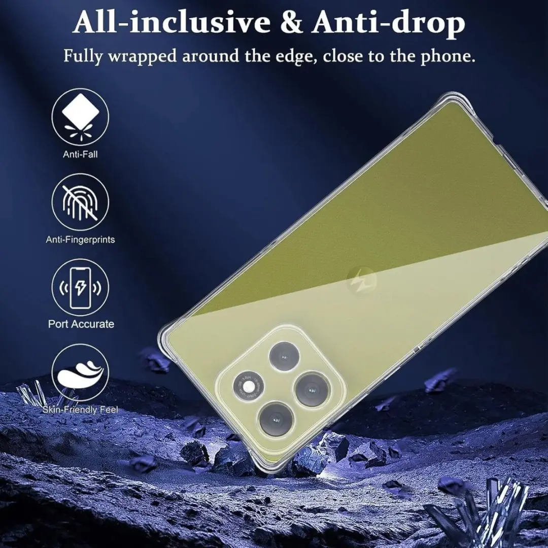 Selected Transparant Hoesje Motorola Moto G57 Power - Schokbestendig