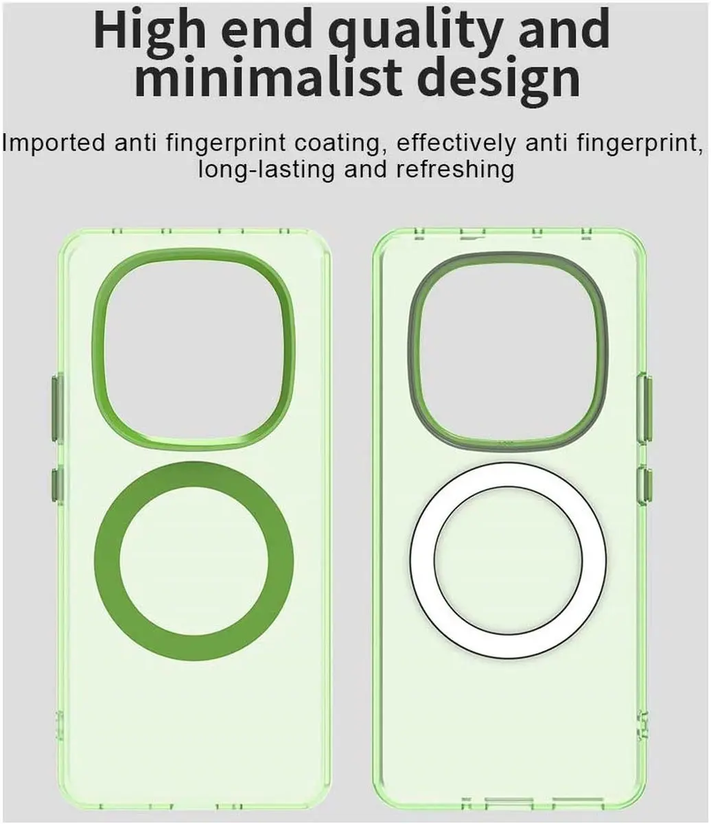 Selected MagSafe Backcover Xiaomi Poco X7/Redmi Note 14 Pro - Groen