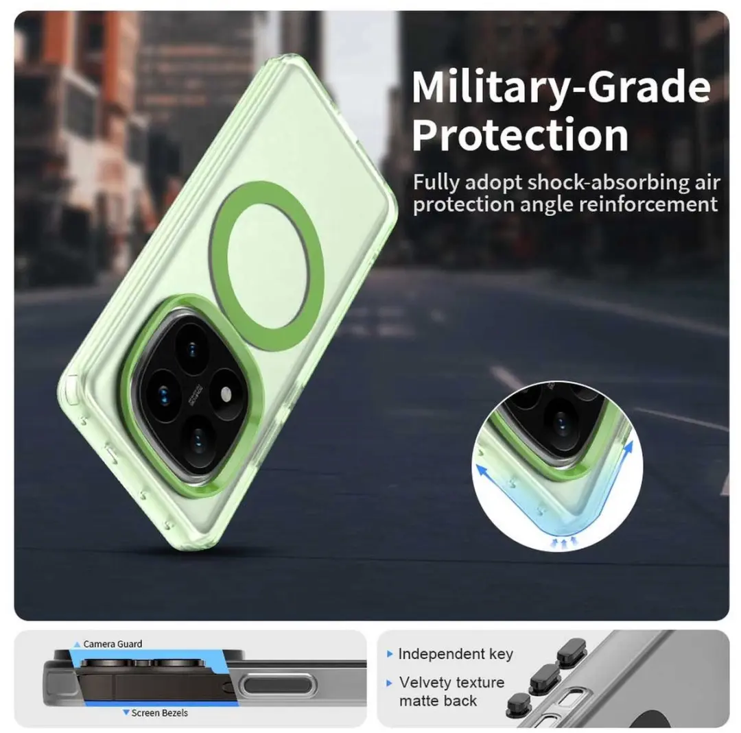 Selected MagSafe Backcover Xiaomi Poco X7/Redmi Note 14 Pro - Groen