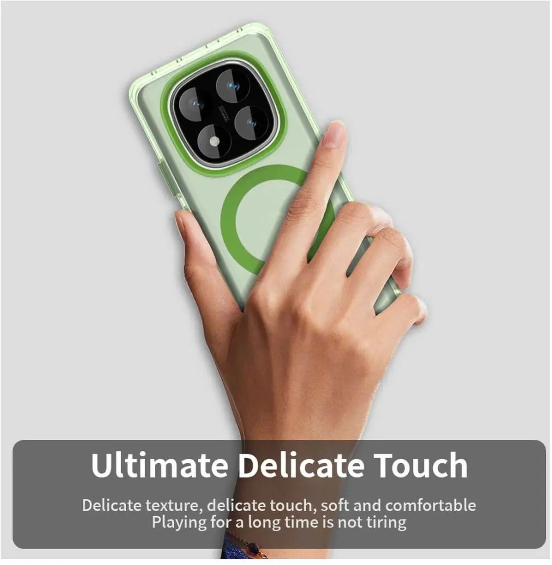 Selected MagSafe Backcover Xiaomi Poco X7/Redmi Note 14 Pro - Groen - afbeelding 6 van 6