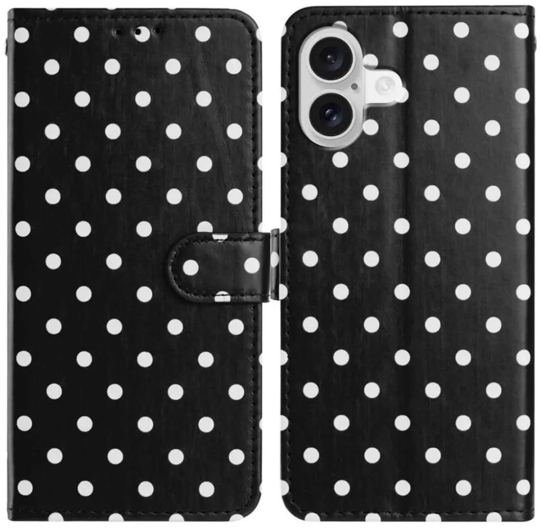 Selected iPhone 16 Polka Dot Wallet Hoesje