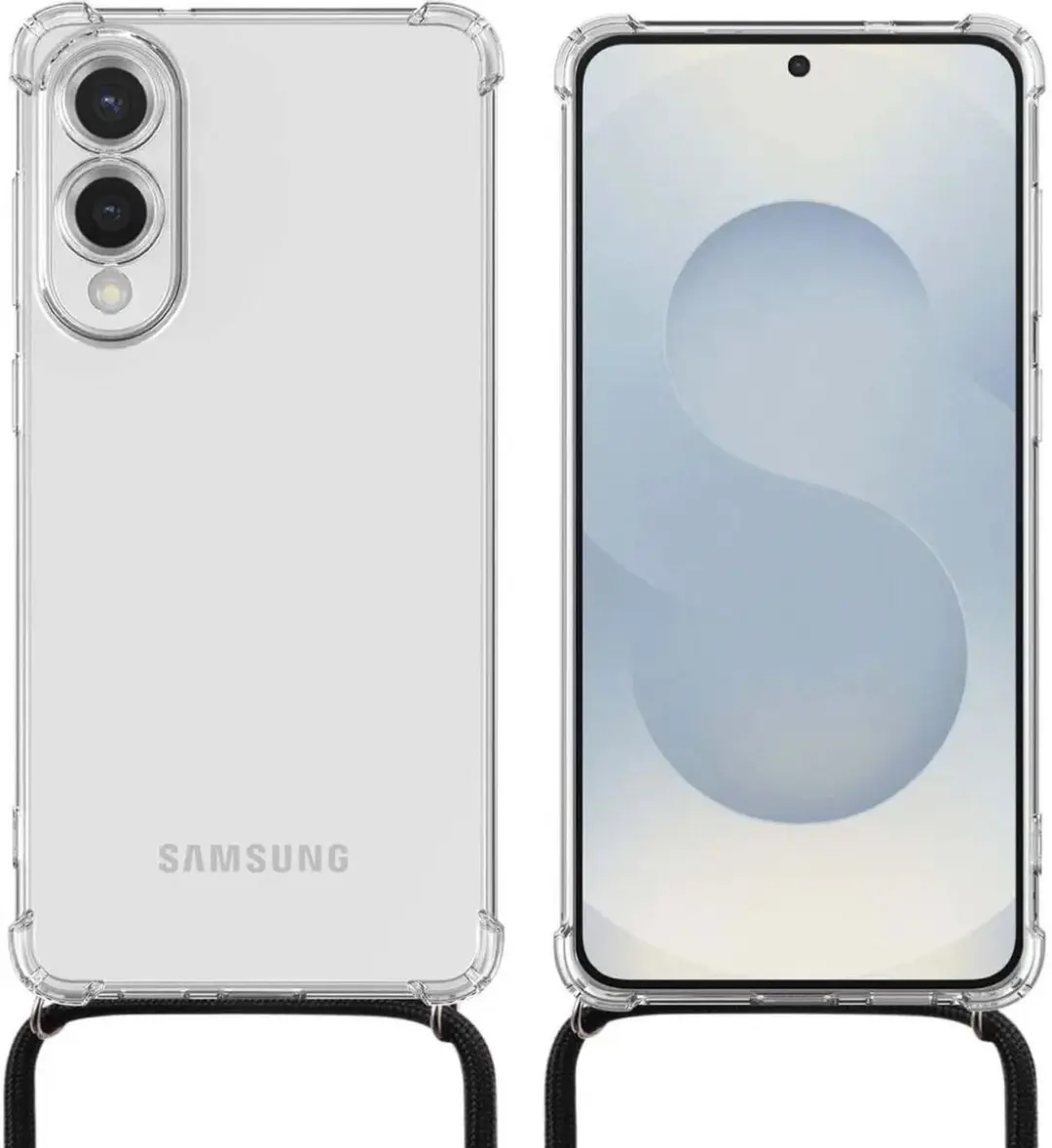 Selected Schokbestendig Hoesje Samsung Galaxy S25 Edge - Transparant