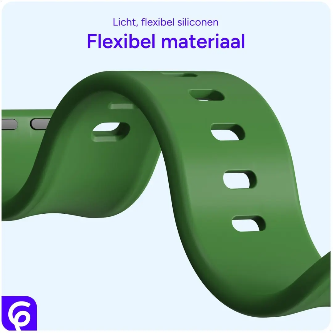 Selected SBG Siliconen Bandje Apple Watch - 42/44/45/46/49mm - Alfalfa