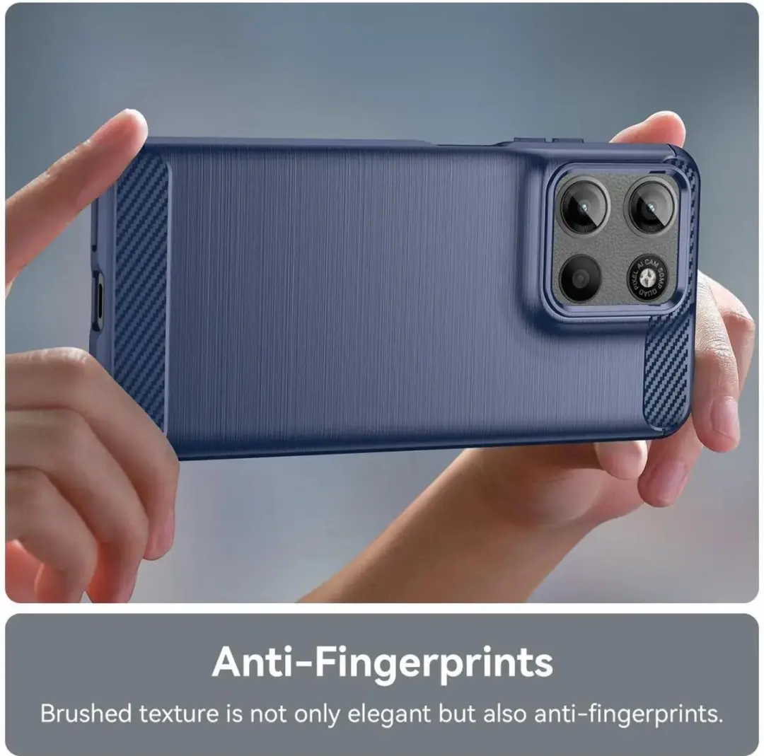 Selected TPU Hoesje Motorola Moto G15 Blauw