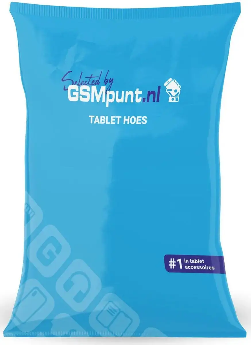 Selected by GSMpunt Tablethoes iPad Mini 6/7 - Tri-Fold Book Case - Zwart