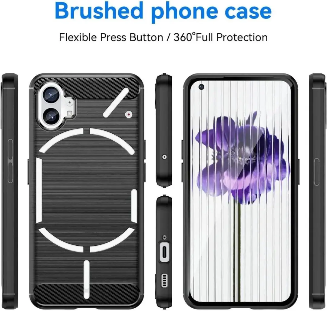 Selected TPU Hoesje Nothing Phone (1) - Blauw