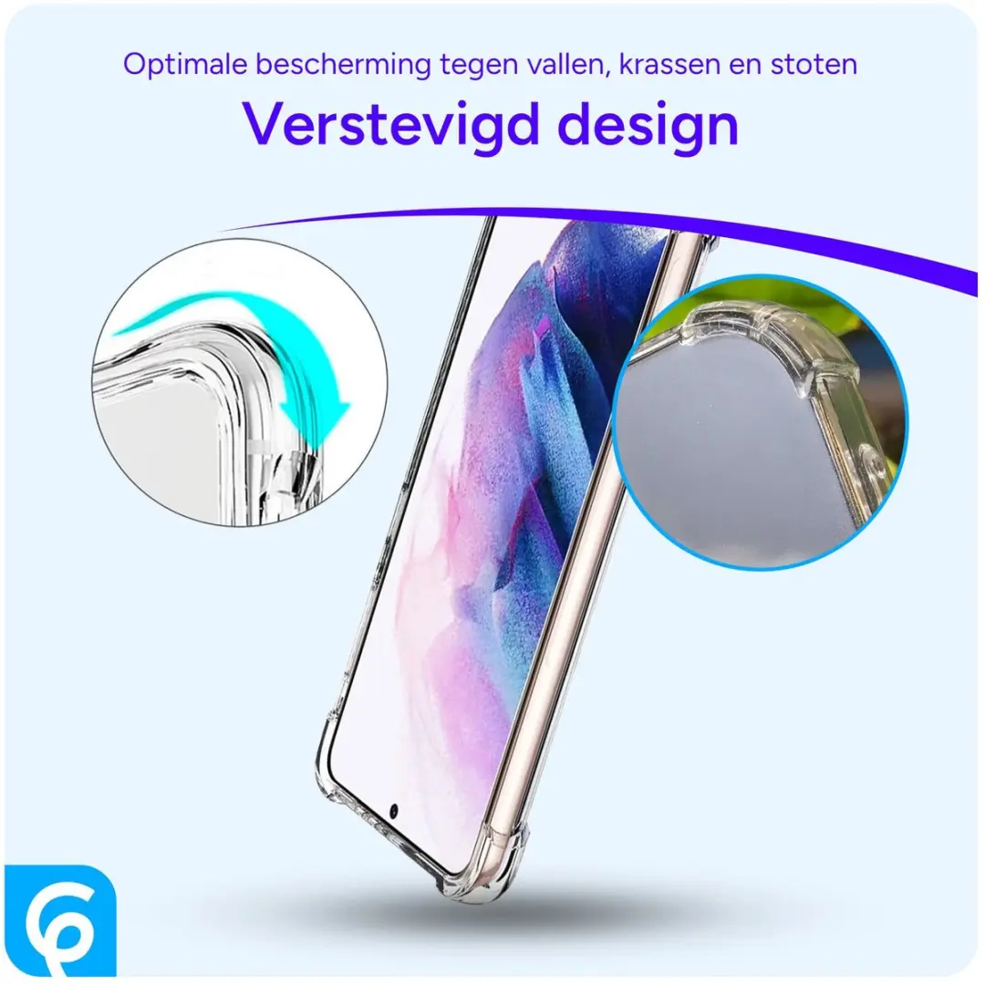 Selected Hoesje Schokbestendig TPU Transparant Samsung Galaxy S21