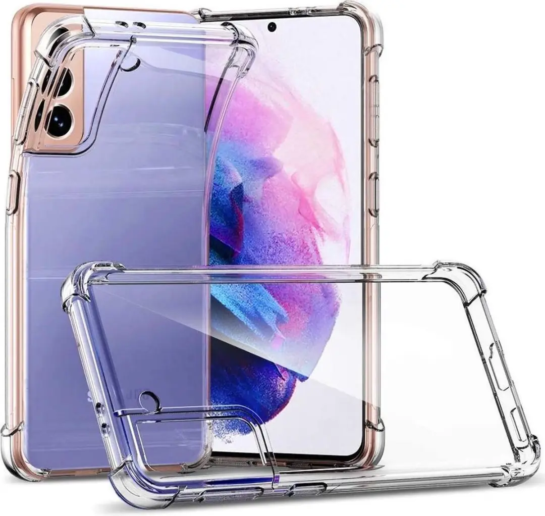 Selected Hoesje Schokbestendig TPU Transparant Samsung Galaxy S21