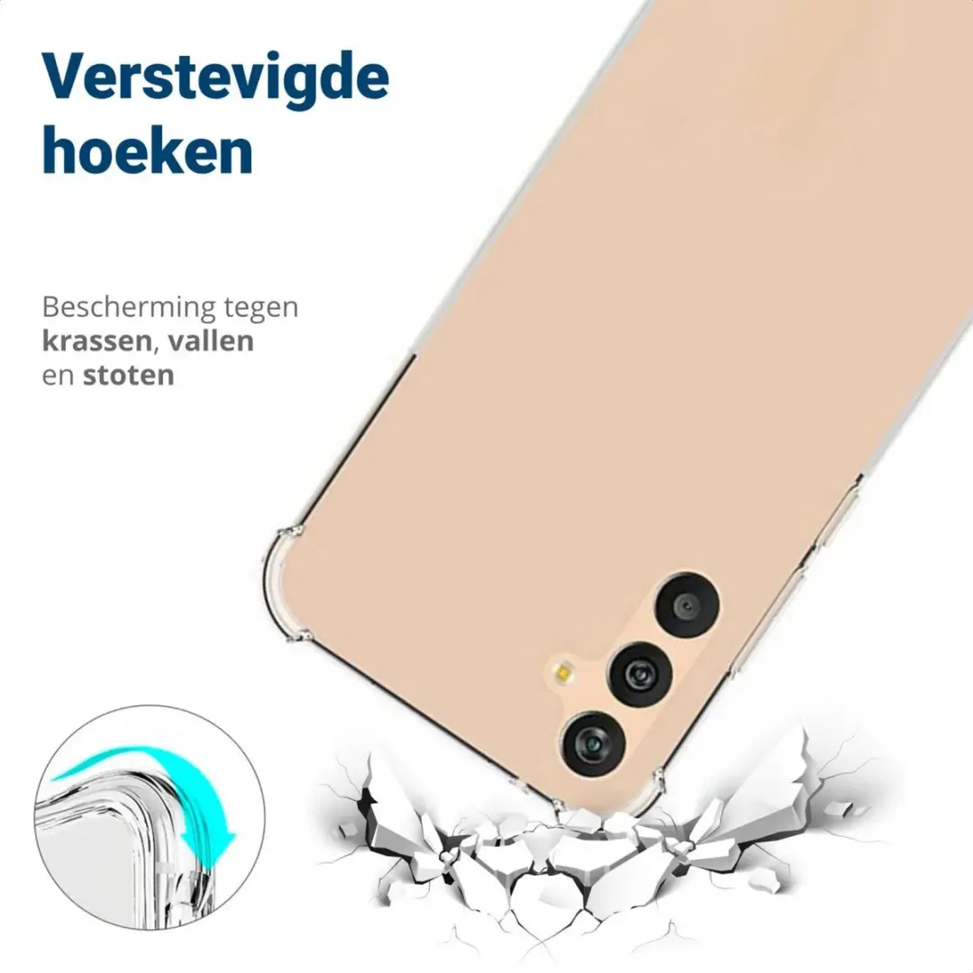 Selected Hoesje Schokbestendig TPU Transparant - Samsung Galaxy A34