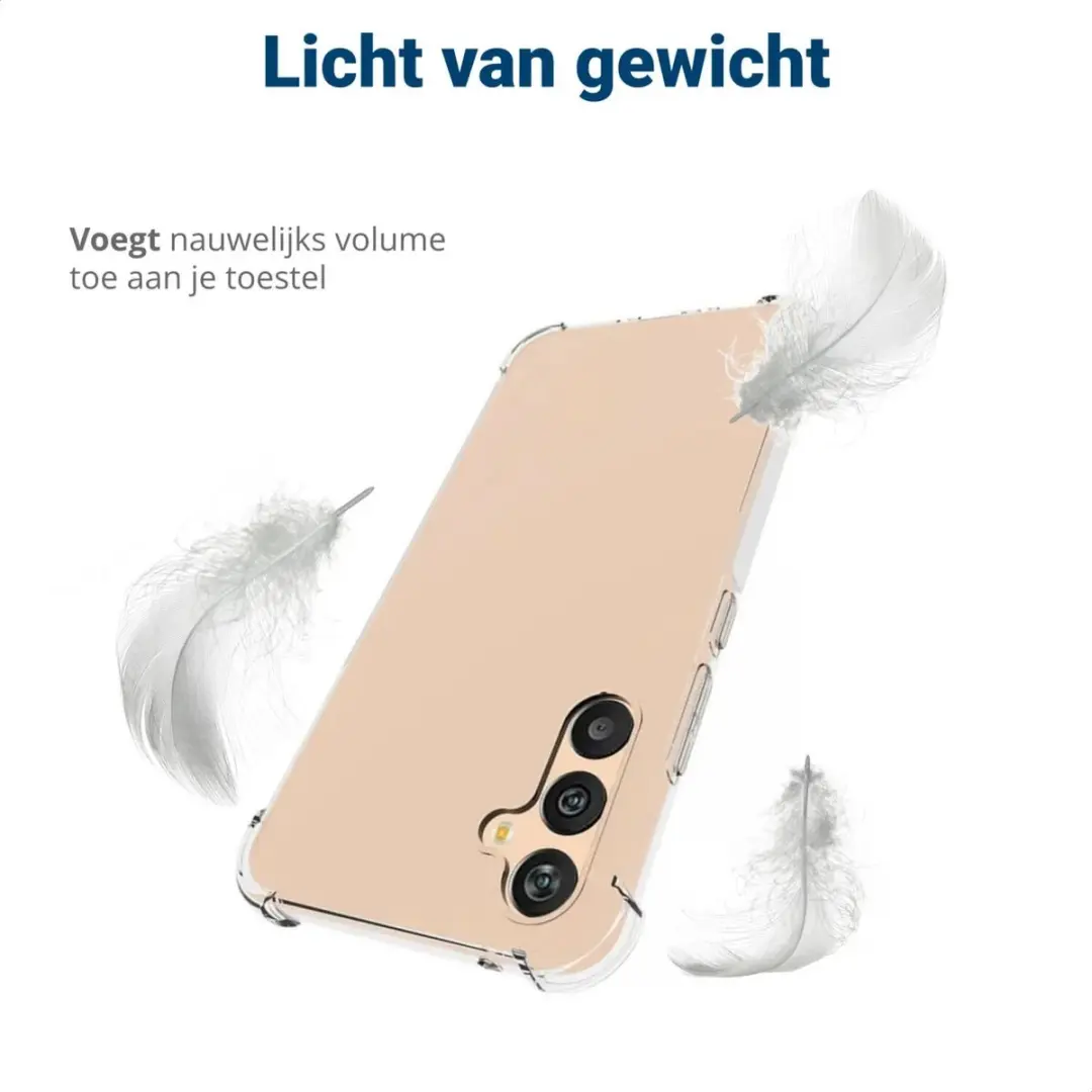 Selected Hoesje Schokbestendig TPU Transparant - Samsung Galaxy A34