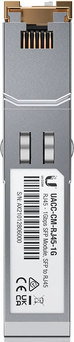 Ubiquiti UACC-CM-RJ45-1G Transceiver Module - Grijs - afbeelding 6 van 6