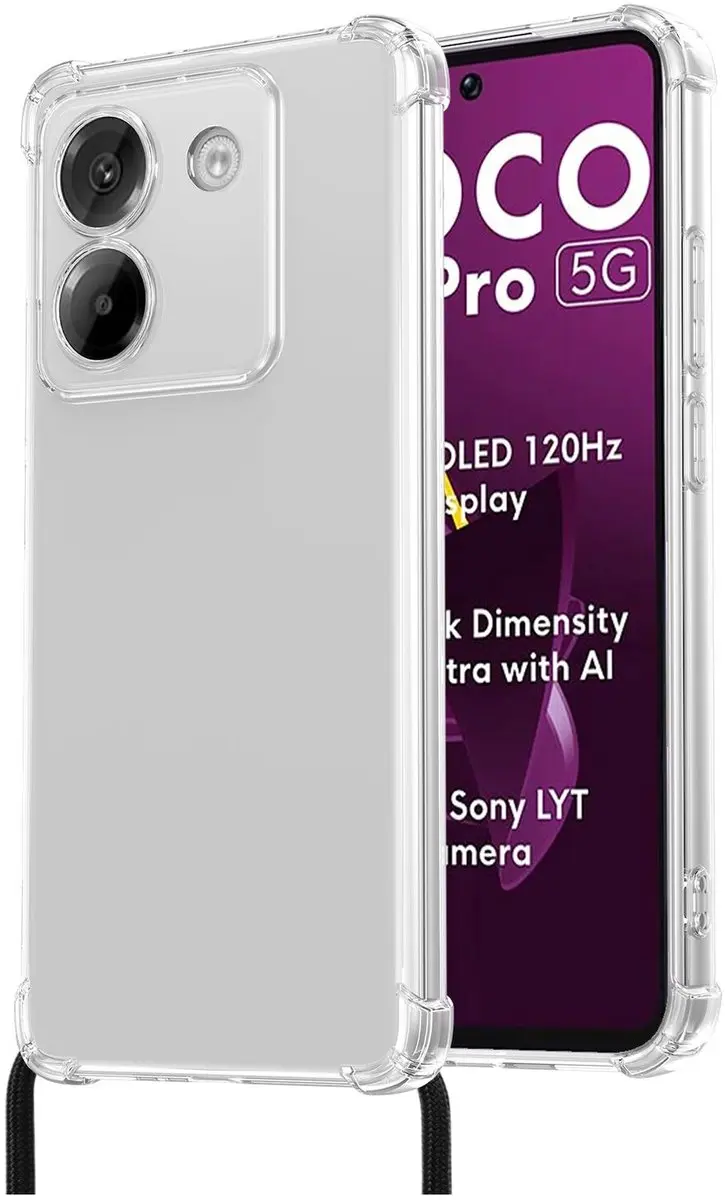 Selected Schokbestendig Hoesje Transparant Xiaomi Poco M7 Pro - TPU