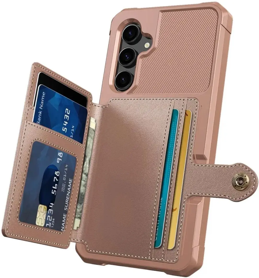 Selected Portemonnee Hoesje Samsung Galaxy S23 FE - Roze