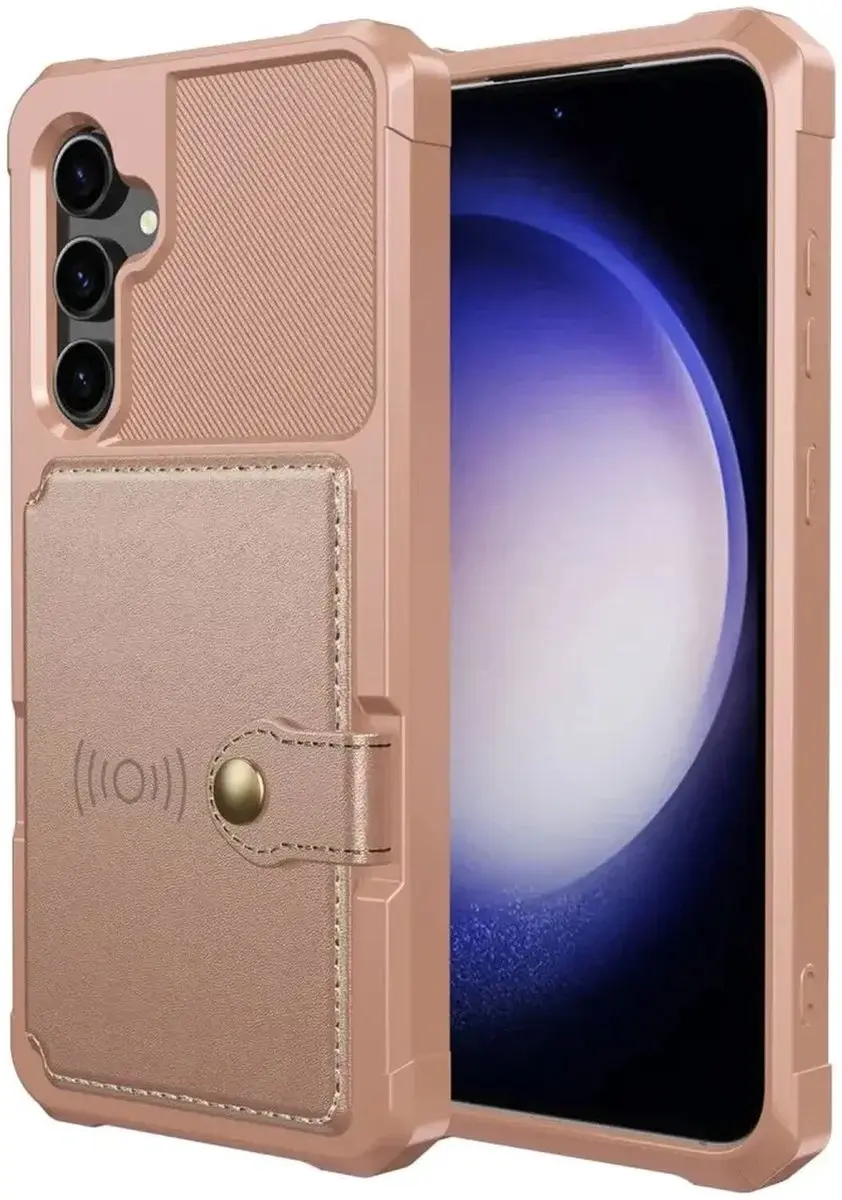 Selected Portemonnee Hoesje Samsung Galaxy S23 FE - Roze