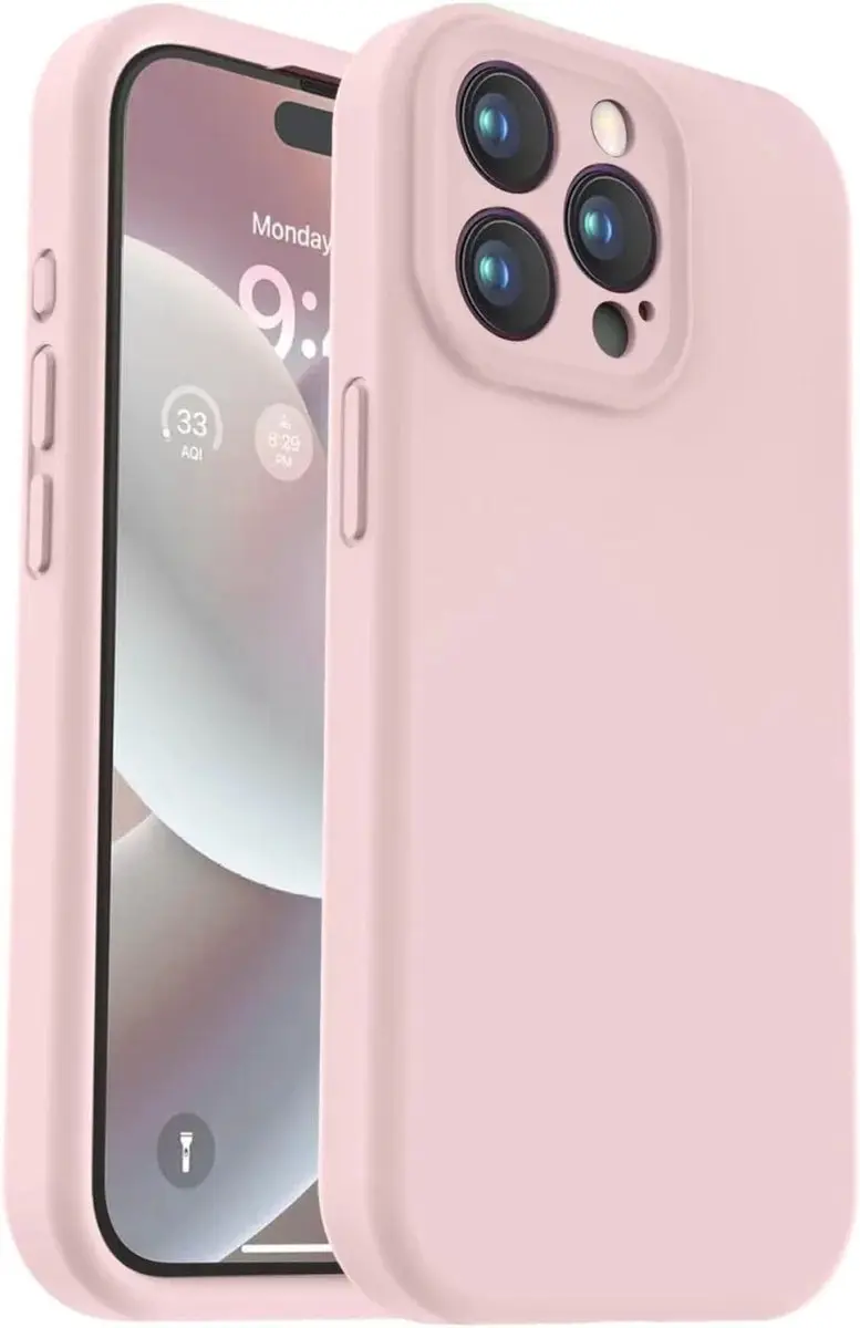 Selected by GSMpunt.nl iPhone 15 Pro Hoesje - Siliconen Lila