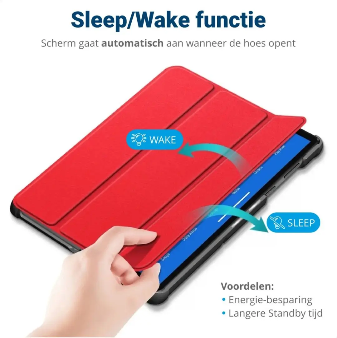 Selected by GSMpunt.nl Tablet Hoes Lenovo Tab M10 Gen 4 - Rood