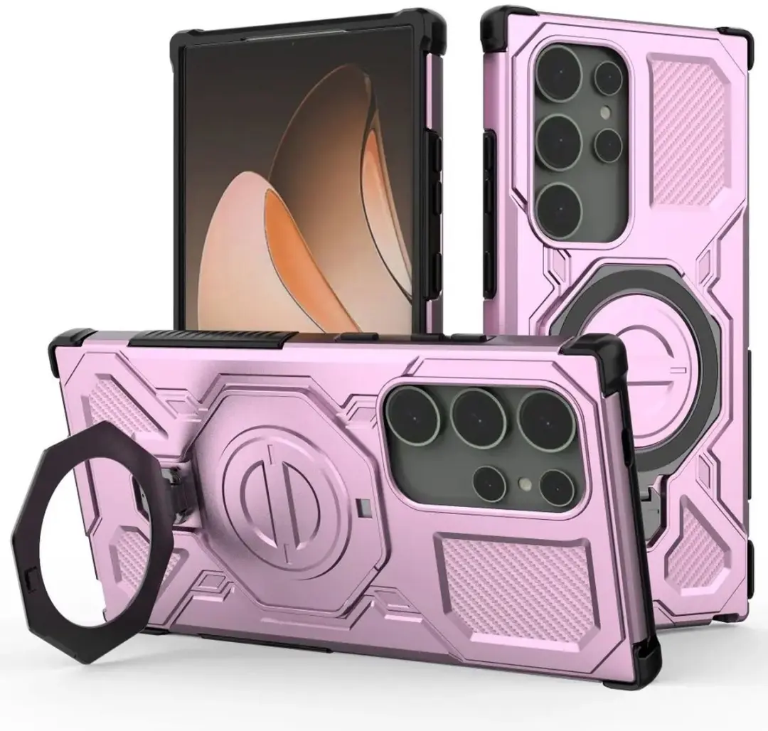 Selected Hoesje Samsung Galaxy S24 Ultra MagSafe Roze